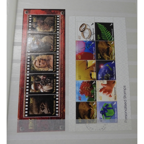 7070 - New Zealand. Collection in 32Page Prinz Stookbook of New Zealand Miniature Sheets, Mainly Used, but ... 