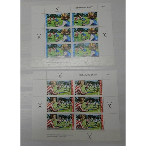 7070 - New Zealand. Collection in 32Page Prinz Stookbook of New Zealand Miniature Sheets, Mainly Used, but ... 