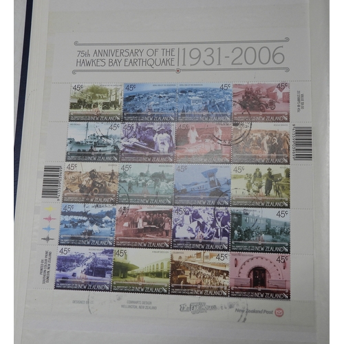 7070 - New Zealand. Collection in 32Page Prinz Stookbook of New Zealand Miniature Sheets, Mainly Used, but ... 