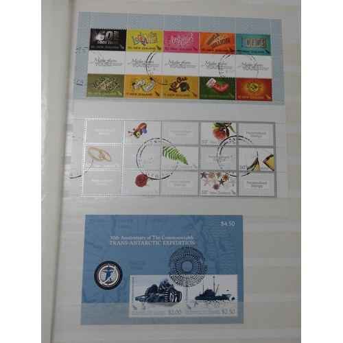 7070 - New Zealand. Collection in 32Page Prinz Stookbook of New Zealand Miniature Sheets, Mainly Used, but ... 