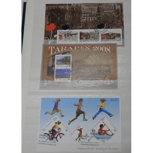 7070 - New Zealand. Collection in 32Page Prinz Stookbook of New Zealand Miniature Sheets, Mainly Used, but ... 