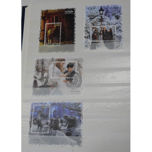 7070 - New Zealand. Collection in 32Page Prinz Stookbook of New Zealand Miniature Sheets, Mainly Used, but ... 