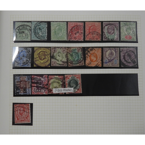 7074 - Great Britain Definitives Collection up to 1970 in SG &nbsp;Senator Album. With a few Victorian inc.... 