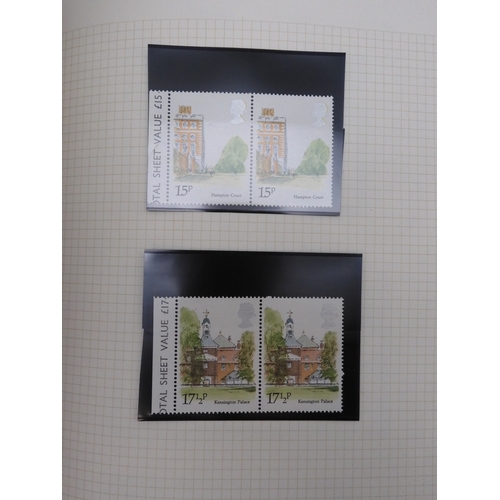 7076 - GB Comes Collection from 1971 to 1990 in two SG AlbumsThe Commemoratives are all unmounted , and are... 