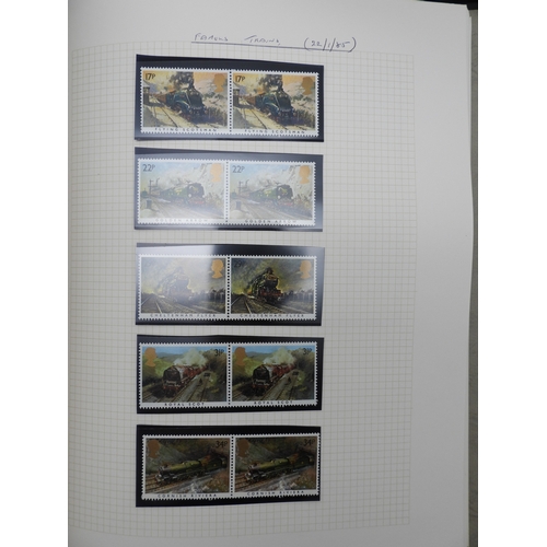 7076 - GB Comes Collection from 1971 to 1990 in two SG AlbumsThe Commemoratives are all unmounted , and are... 