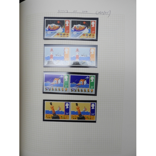 7076 - GB Comes Collection from 1971 to 1990 in two SG AlbumsThe Commemoratives are all unmounted , and are... 