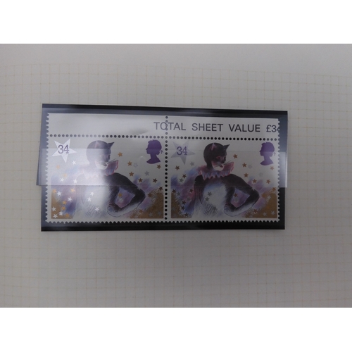 7076 - GB Comes Collection from 1971 to 1990 in two SG AlbumsThe Commemoratives are all unmounted , and are... 