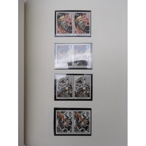 7076 - GB Comes Collection from 1971 to 1990 in two SG AlbumsThe Commemoratives are all unmounted , and are... 