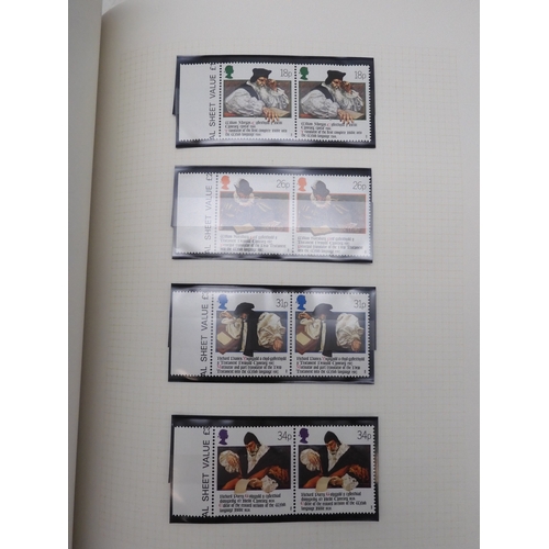 7076 - GB Comes Collection from 1971 to 1990 in two SG AlbumsThe Commemoratives are all unmounted , and are... 