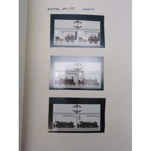 7076 - GB Comes Collection from 1971 to 1990 in two SG AlbumsThe Commemoratives are all unmounted , and are... 