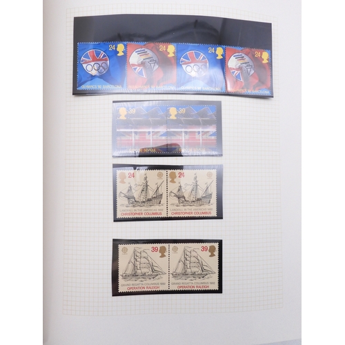 7077 - GB Commems. in Black SG album 1991-2000  Once again all Unmounted Mint and in Pairs, off all Commemo... 