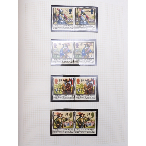7077 - GB Commems. in Black SG album 1991-2000  Once again all Unmounted Mint and in Pairs, off all Commemo... 