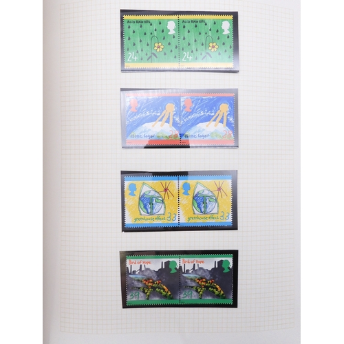 7077 - GB Commems. in Black SG album 1991-2000  Once again all Unmounted Mint and in Pairs, off all Commemo... 