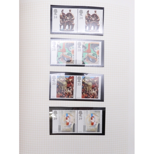 7077 - GB Commems. in Black SG album 1991-2000  Once again all Unmounted Mint and in Pairs, off all Commemo... 