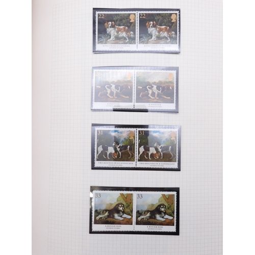7077 - GB Commems. in Black SG album 1991-2000  Once again all Unmounted Mint and in Pairs, off all Commemo... 