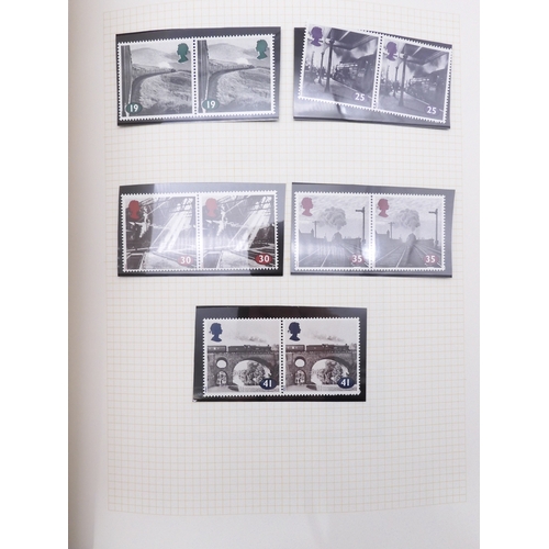 7077 - GB Commems. in Black SG album 1991-2000  Once again all Unmounted Mint and in Pairs, off all Commemo... 