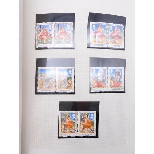 7077 - GB Commems. in Black SG album 1991-2000  Once again all Unmounted Mint and in Pairs, off all Commemo... 