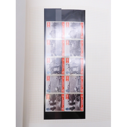 7077 - GB Commems. in Black SG album 1991-2000  Once again all Unmounted Mint and in Pairs, off all Commemo... 