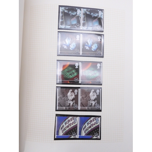 7077 - GB Commems. in Black SG album 1991-2000  Once again all Unmounted Mint and in Pairs, off all Commemo... 