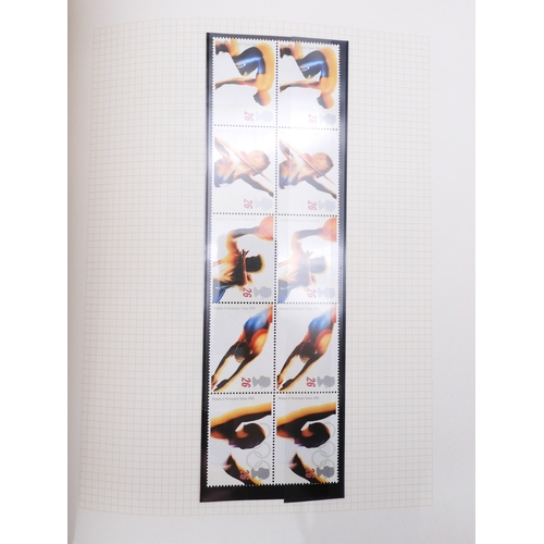 7077 - GB Commems. in Black SG album 1991-2000  Once again all Unmounted Mint and in Pairs, off all Commemo... 