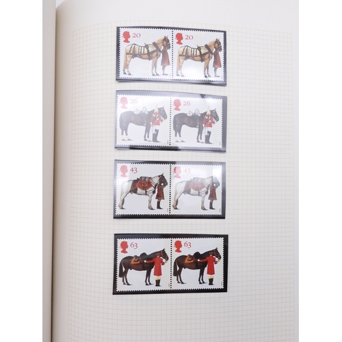 7077 - GB Commems. in Black SG album 1991-2000  Once again all Unmounted Mint and in Pairs, off all Commemo... 