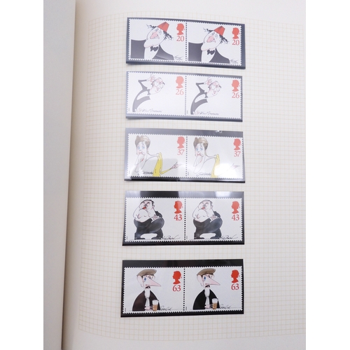 7077 - GB Commems. in Black SG album 1991-2000  Once again all Unmounted Mint and in Pairs, off all Commemo... 