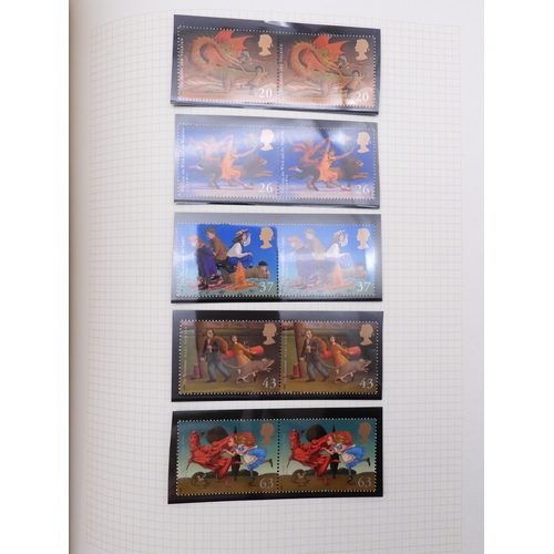7077 - GB Commems. in Black SG album 1991-2000  Once again all Unmounted Mint and in Pairs, off all Commemo... 