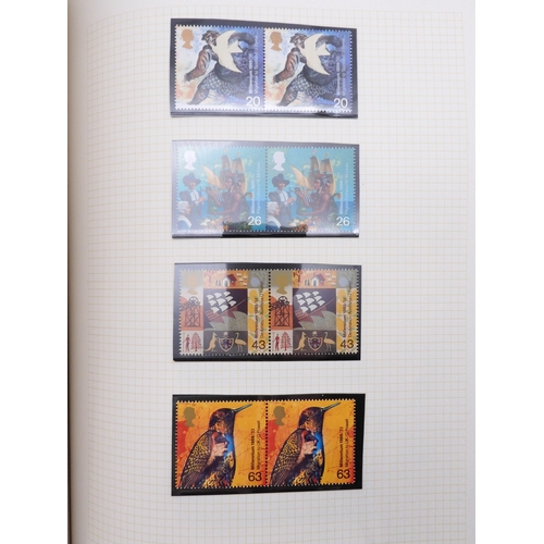 7077 - GB Commems. in Black SG album 1991-2000  Once again all Unmounted Mint and in Pairs, off all Commemo... 