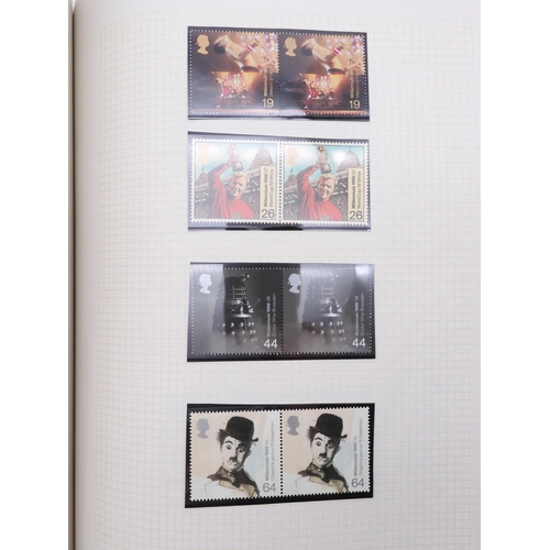 7077 - GB Commems. in Black SG album 1991-2000  Once again all Unmounted Mint and in Pairs, off all Commemo... 