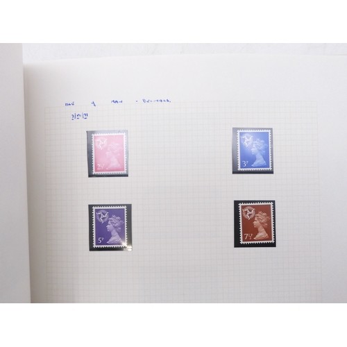 7079 - GB Collection of Regional Stamps in green SG album. From start to aprox 2007. Most pre decimal are i... 