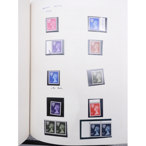 7079 - GB Collection of Regional Stamps in green SG album. From start to aprox 2007. Most pre decimal are i... 
