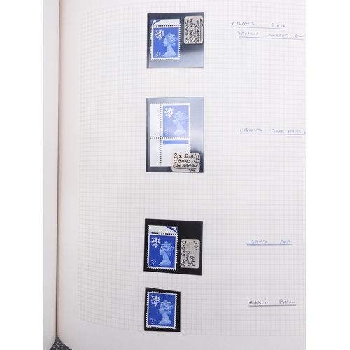 7079 - GB Collection of Regional Stamps in green SG album. From start to aprox 2007. Most pre decimal are i... 