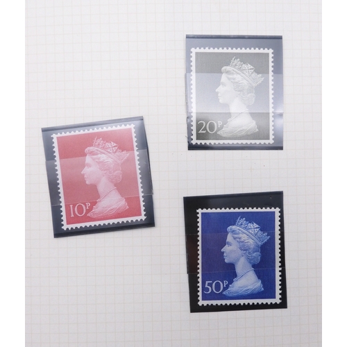 7080 - GB Collection of Decimal Definatives in Green Utile Album. The early Defins are single copies, and a... 