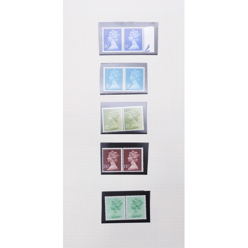 7080 - GB Collection of Decimal Definatives in Green Utile Album. The early Defins are single copies, and a... 