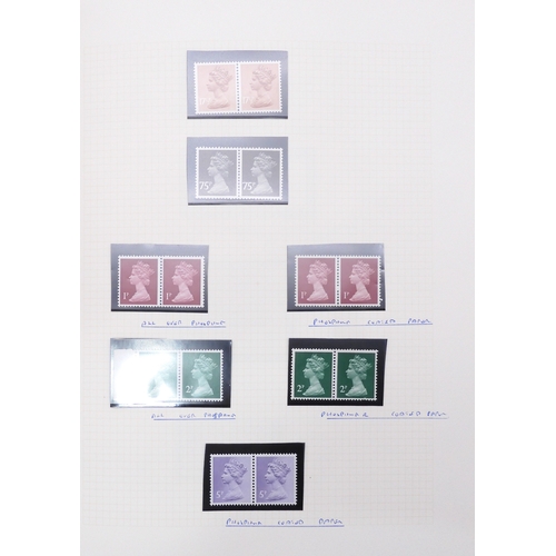 7080 - GB Collection of Decimal Definatives in Green Utile Album. The early Defins are single copies, and a... 