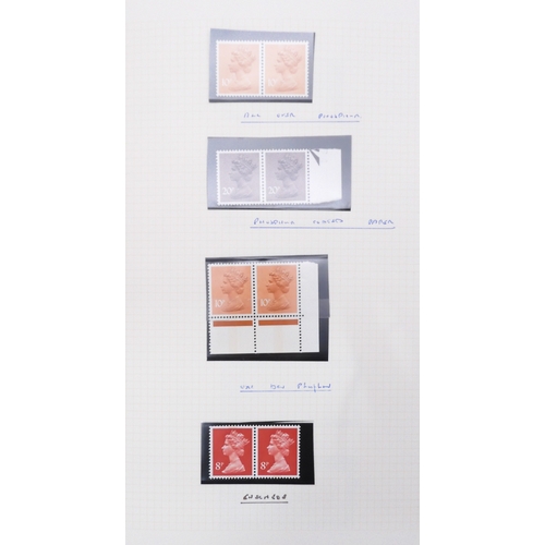 7080 - GB Collection of Decimal Definatives in Green Utile Album. The early Defins are single copies, and a... 