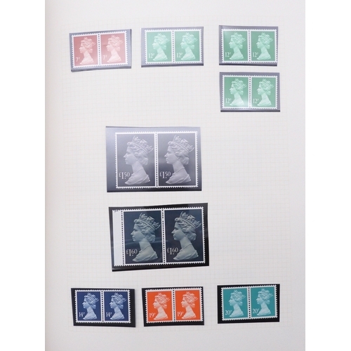 7080 - GB Collection of Decimal Definatives in Green Utile Album. The early Defins are single copies, and a... 