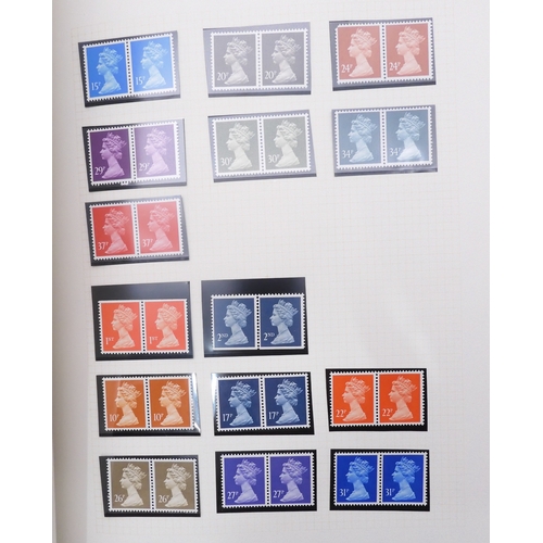 7080 - GB Collection of Decimal Definatives in Green Utile Album. The early Defins are single copies, and a... 