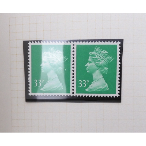 7080 - GB Collection of Decimal Definatives in Green Utile Album. The early Defins are single copies, and a... 