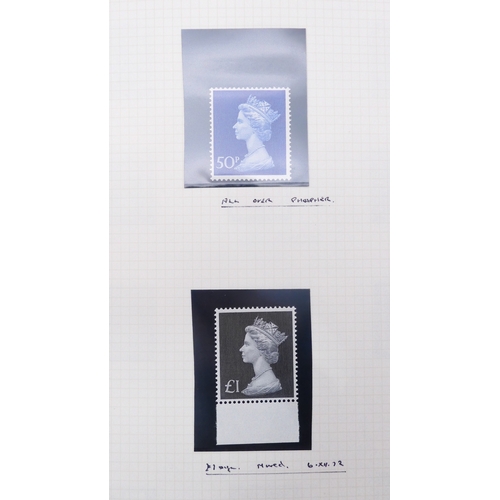 7080 - GB Collection of Decimal Definatives in Green Utile Album. The early Defins are single copies, and a... 