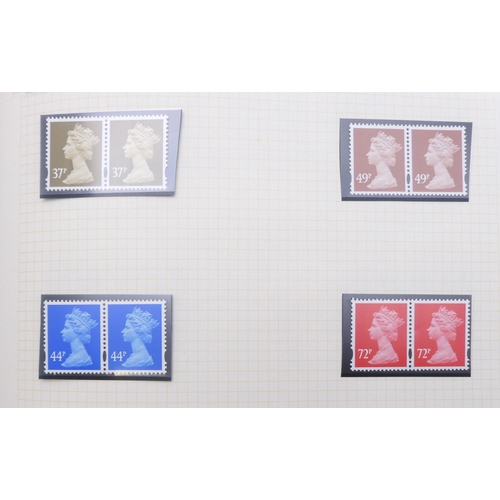 7080 - GB Collection of Decimal Definatives in Green Utile Album. The early Defins are single copies, and a... 
