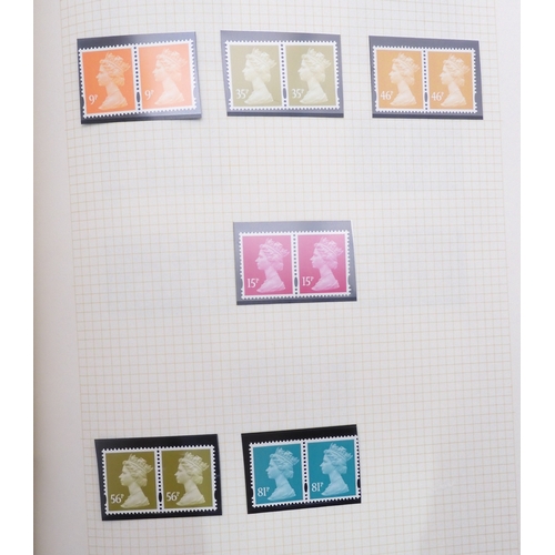 7080 - GB Collection of Decimal Definatives in Green Utile Album. The early Defins are single copies, and a... 