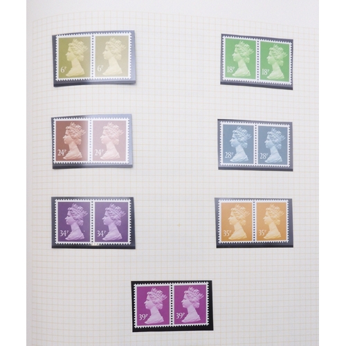 7080 - GB Collection of Decimal Definatives in Green Utile Album. The early Defins are single copies, and a... 