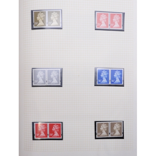 7080 - GB Collection of Decimal Definatives in Green Utile Album. The early Defins are single copies, and a... 