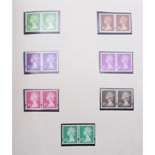 7080 - GB Collection of Decimal Definatives in Green Utile Album. The early Defins are single copies, and a... 