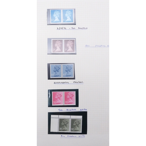 7080 - GB Collection of Decimal Definatives in Green Utile Album. The early Defins are single copies, and a... 