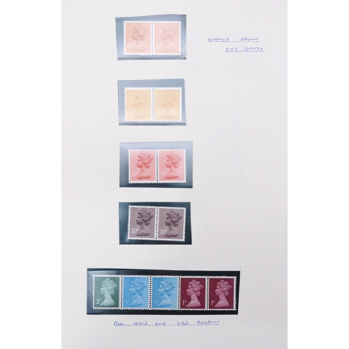 7080 - GB Collection of Decimal Definatives in Green Utile Album. The early Defins are single copies, and a... 