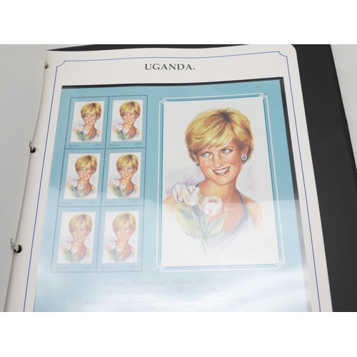 7093 - A lot comprising Diana The Princess Of Wales Tribute Collections in two albums (one with COA 022), a... 