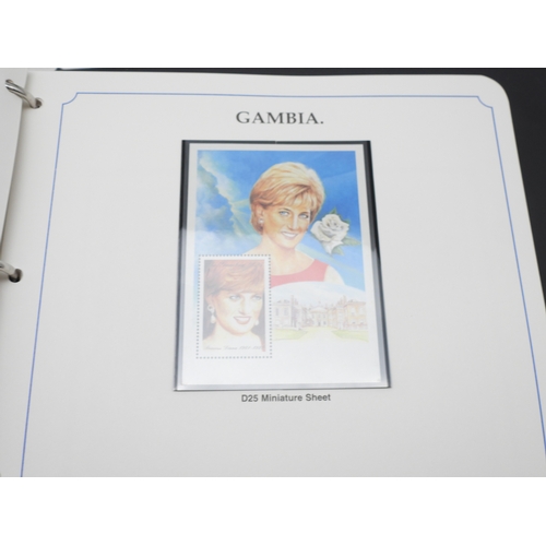 7093 - A lot comprising Diana The Princess Of Wales Tribute Collections in two albums (one with COA 022), a... 