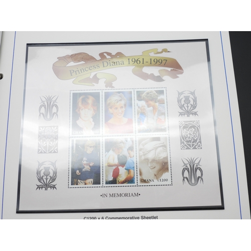 7093 - A lot comprising Diana The Princess Of Wales Tribute Collections in two albums (one with COA 022), a... 